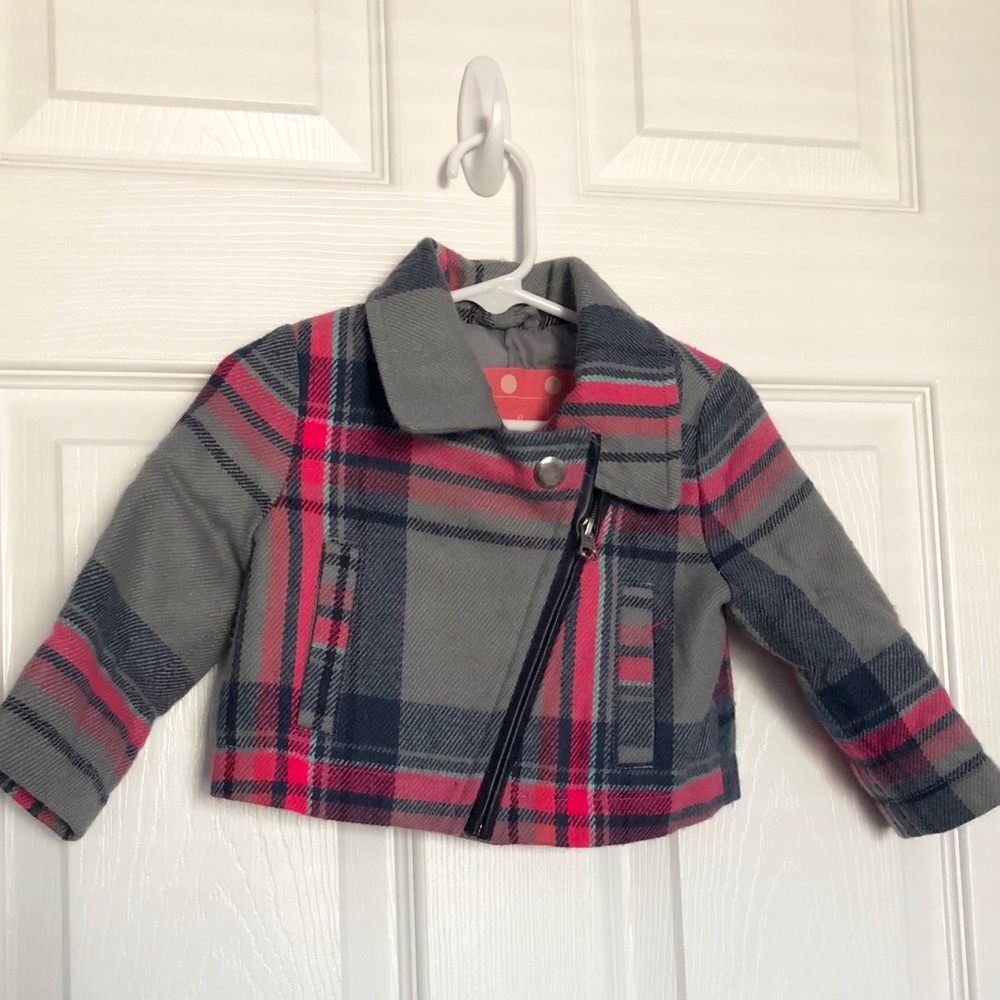 Girls biker jacket Sz 12 months